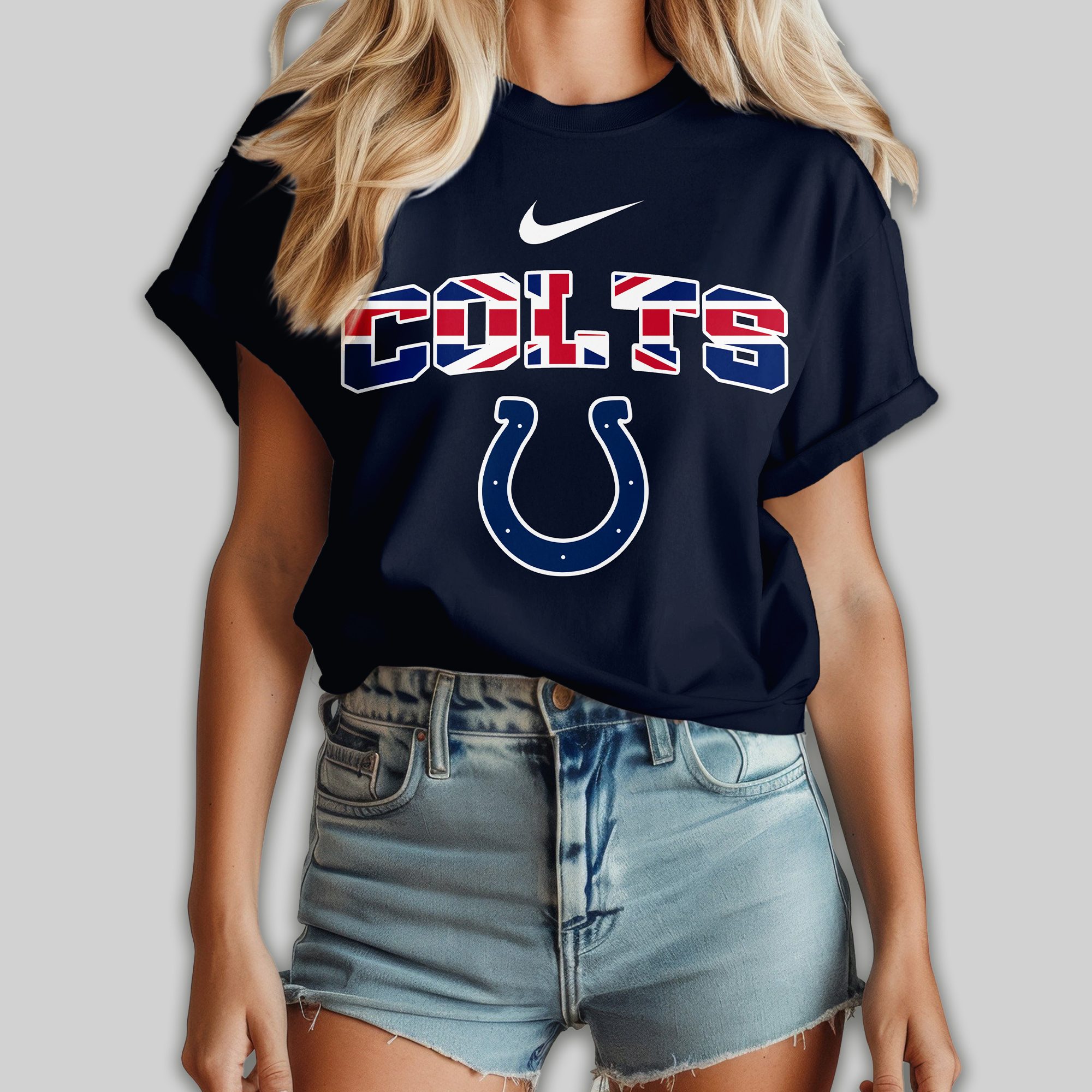 Indianapolis Colts | Premium NFL United Kingdom Women Shirt - Image 3