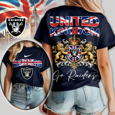 Las Vegas Raiders | Premium NFL United Kingdom Women Shirt - M