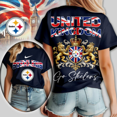 Pittsburgh Steelers | Premium NFL United Kingdom Women Shirt - XL