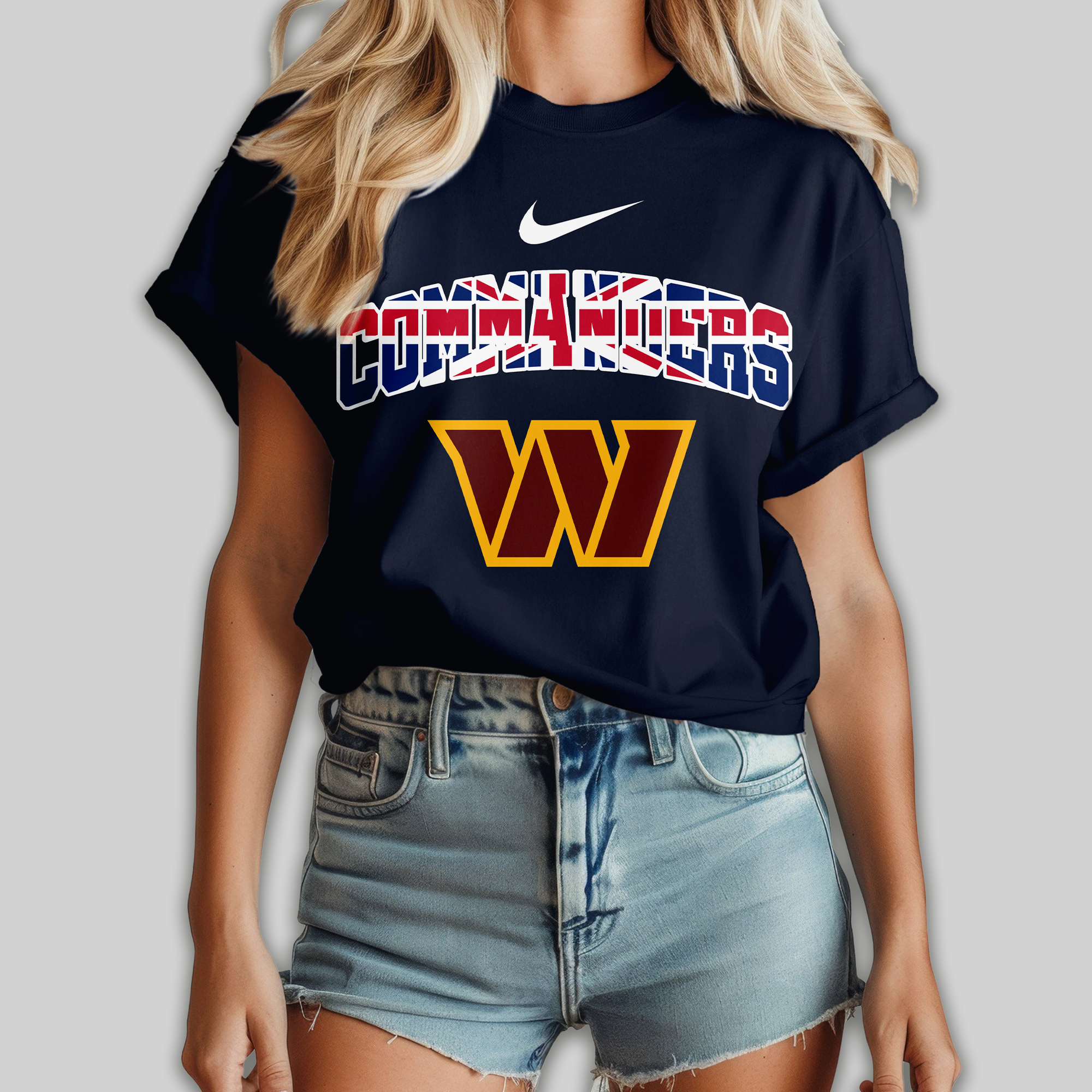 Washington Commanders | Premium NFL United Kingdom Women Shirt - Image 3