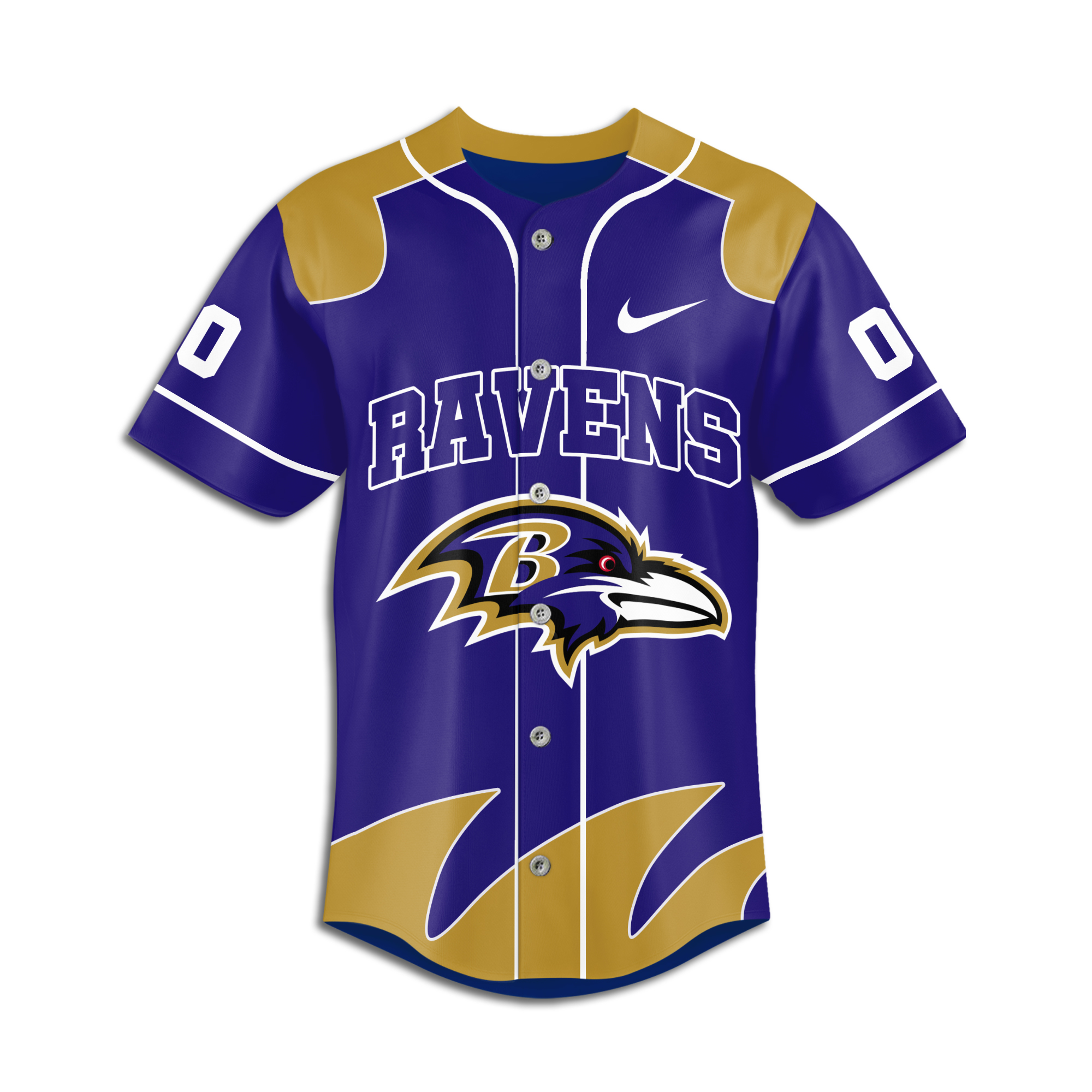 Baltimore Ravens | Premium NFL Crazy Football Fan Personalized Jersey - Image 3