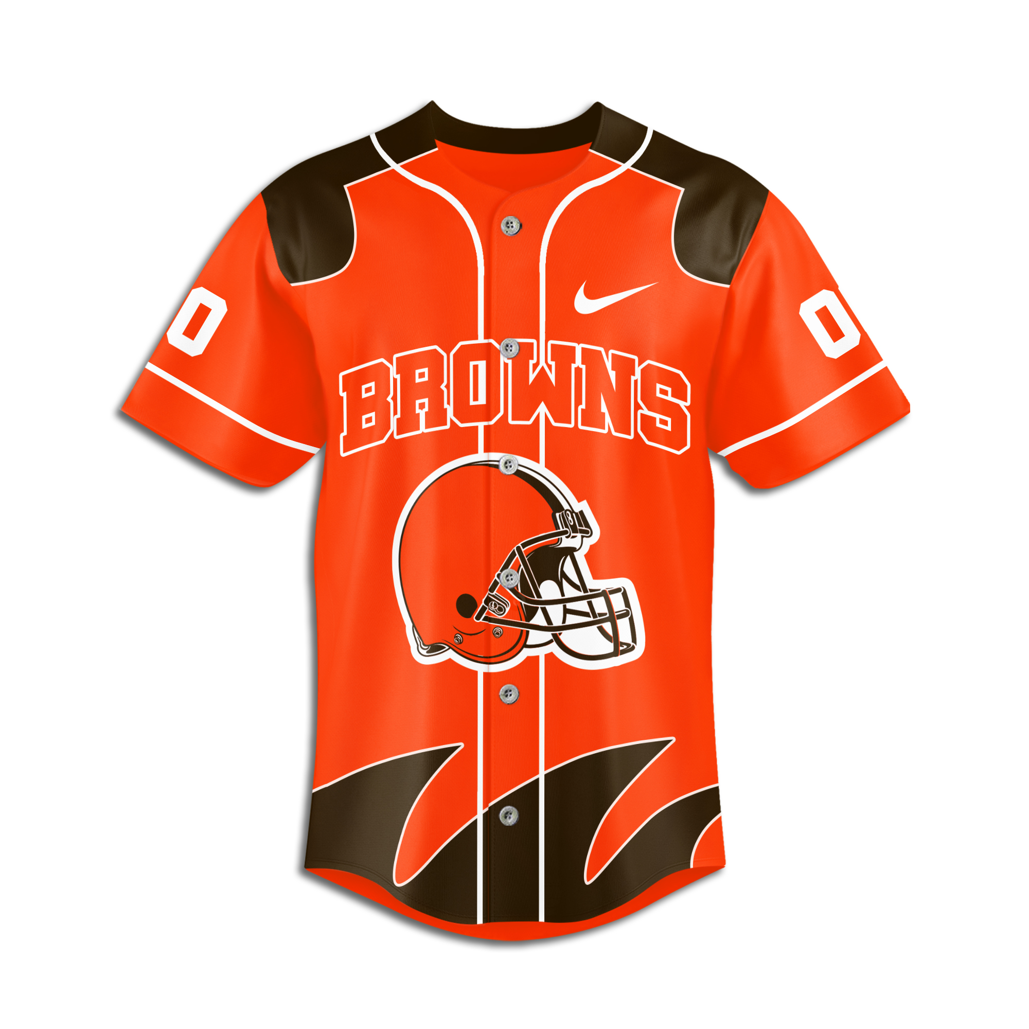 Cleveland Browns | Premium NFL Crazy Football Fan Personalized Jersey - Image 3