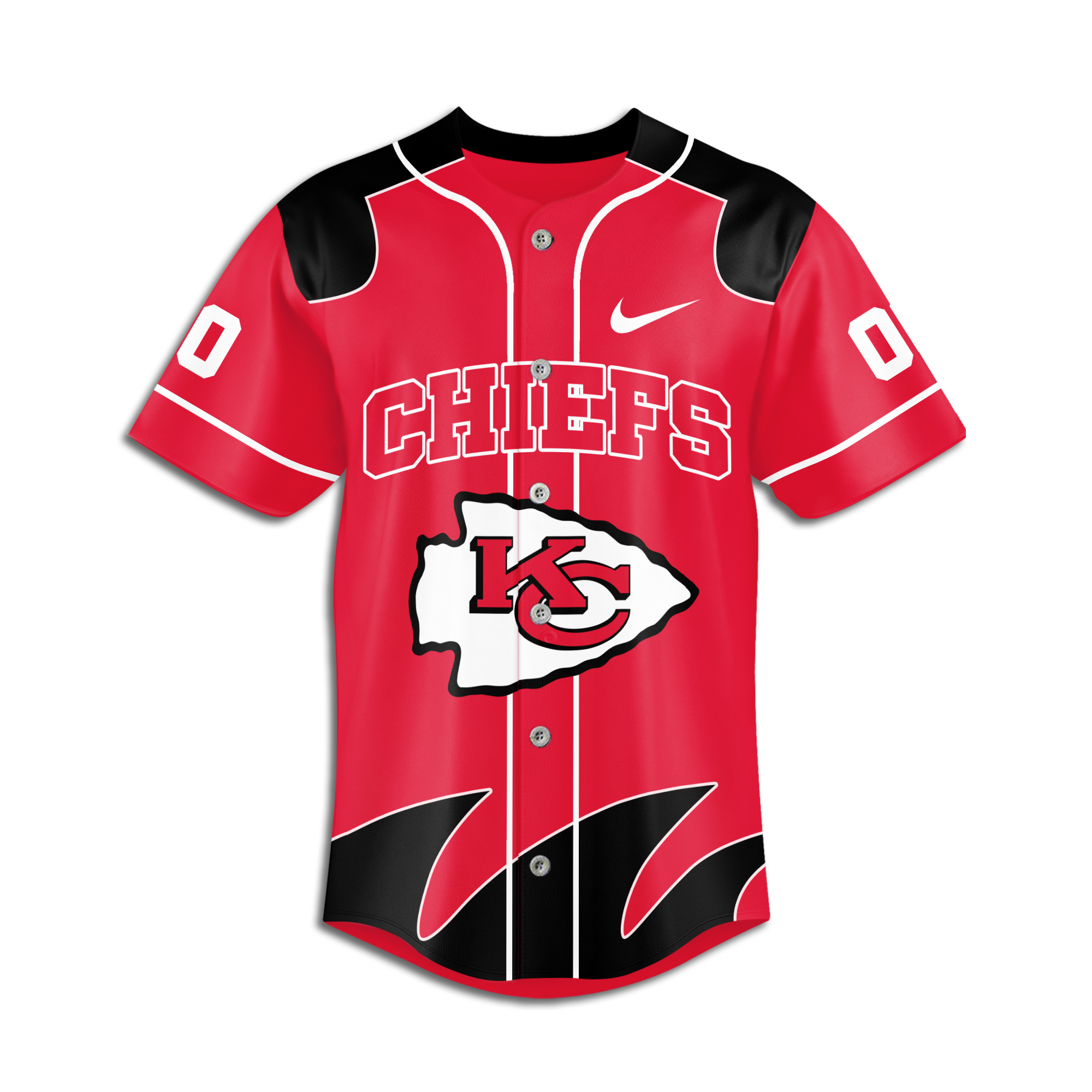 Kansas City Chiefs | Premium NFL Crazy Football Fan Personalized Jersey - Image 3