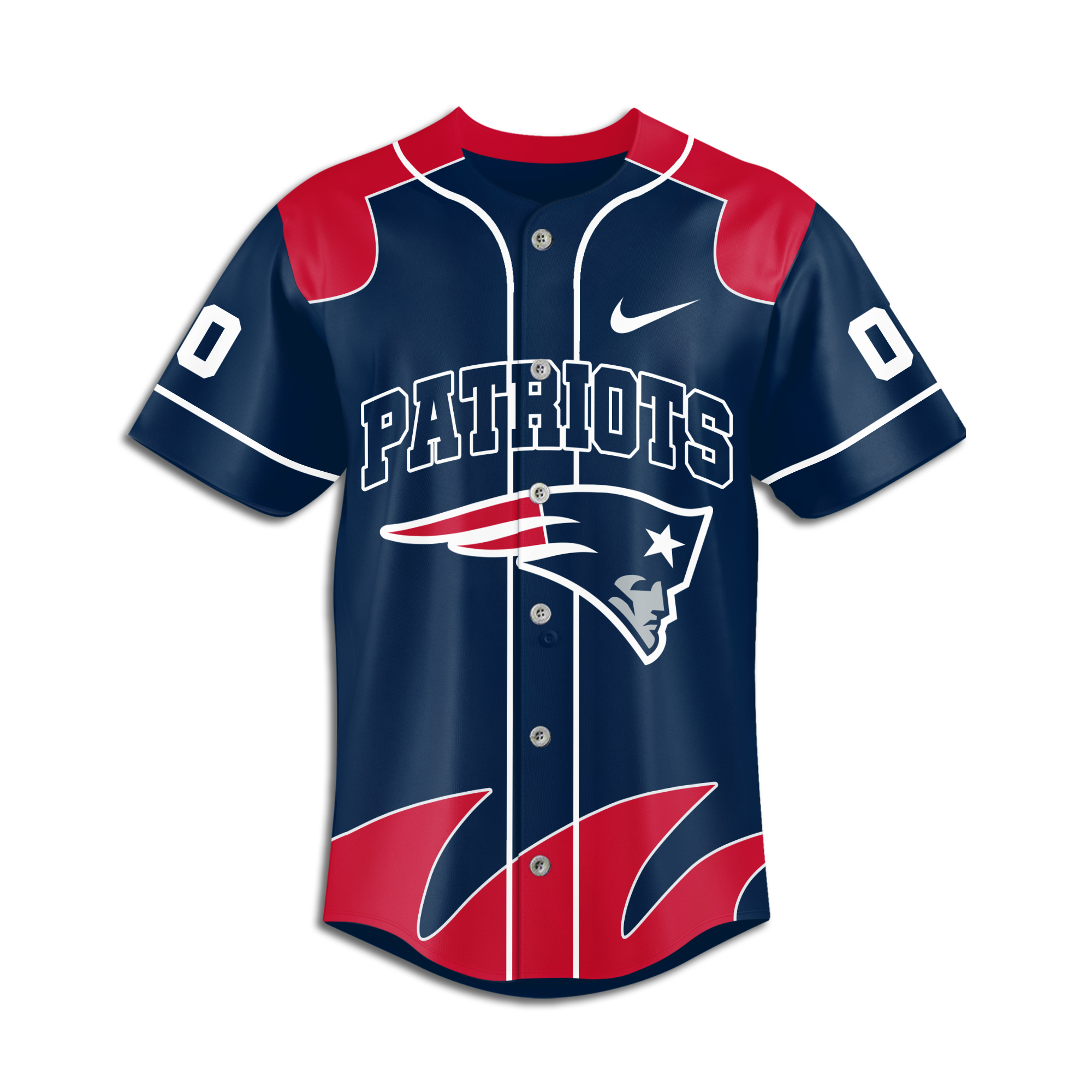 New England Patriots | Premium NFL Crazy Football Fan Personalized Jersey - Image 3