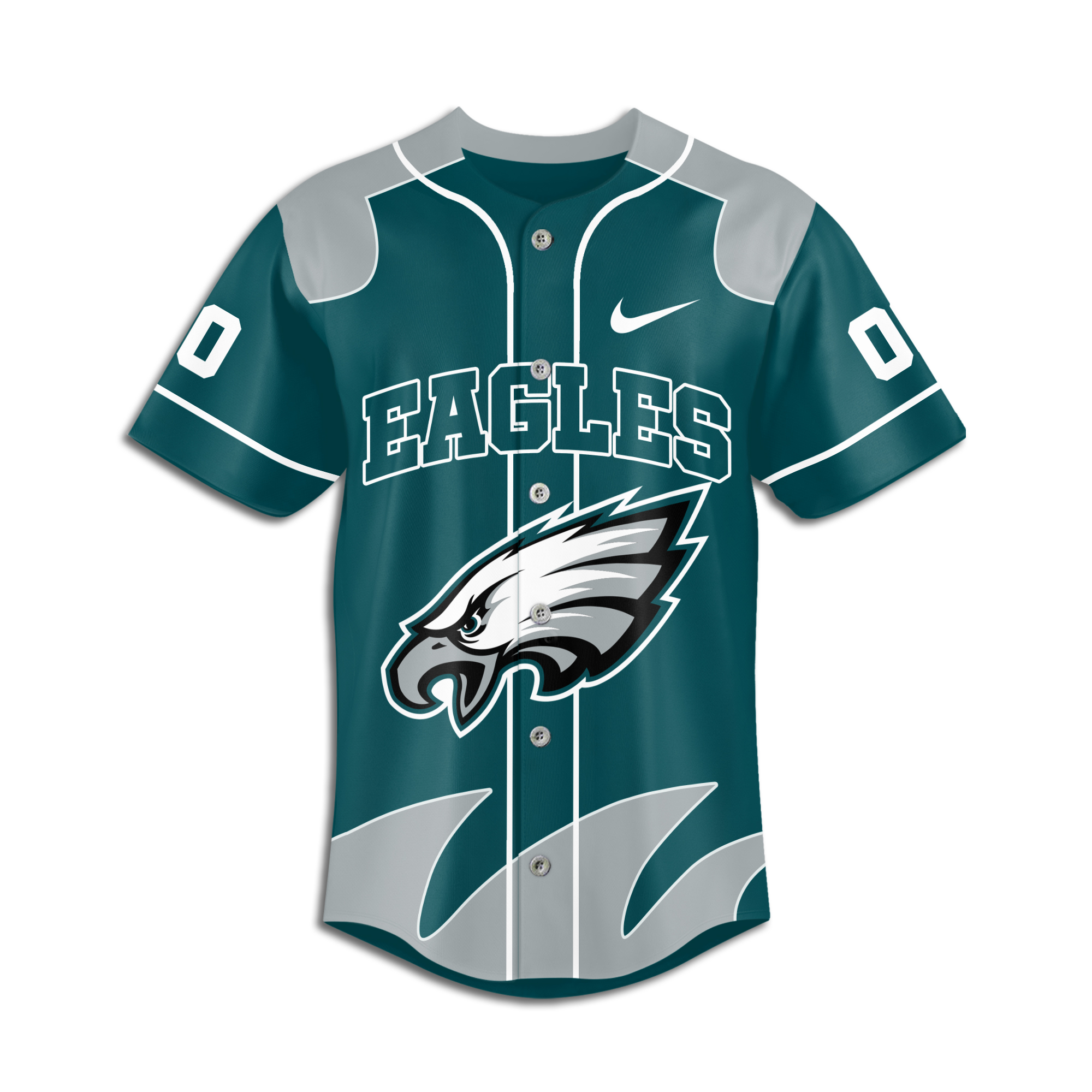 Philadelphia Eagles | Premium NFL Crazy Football Fan Personalized Jersey - Image 3