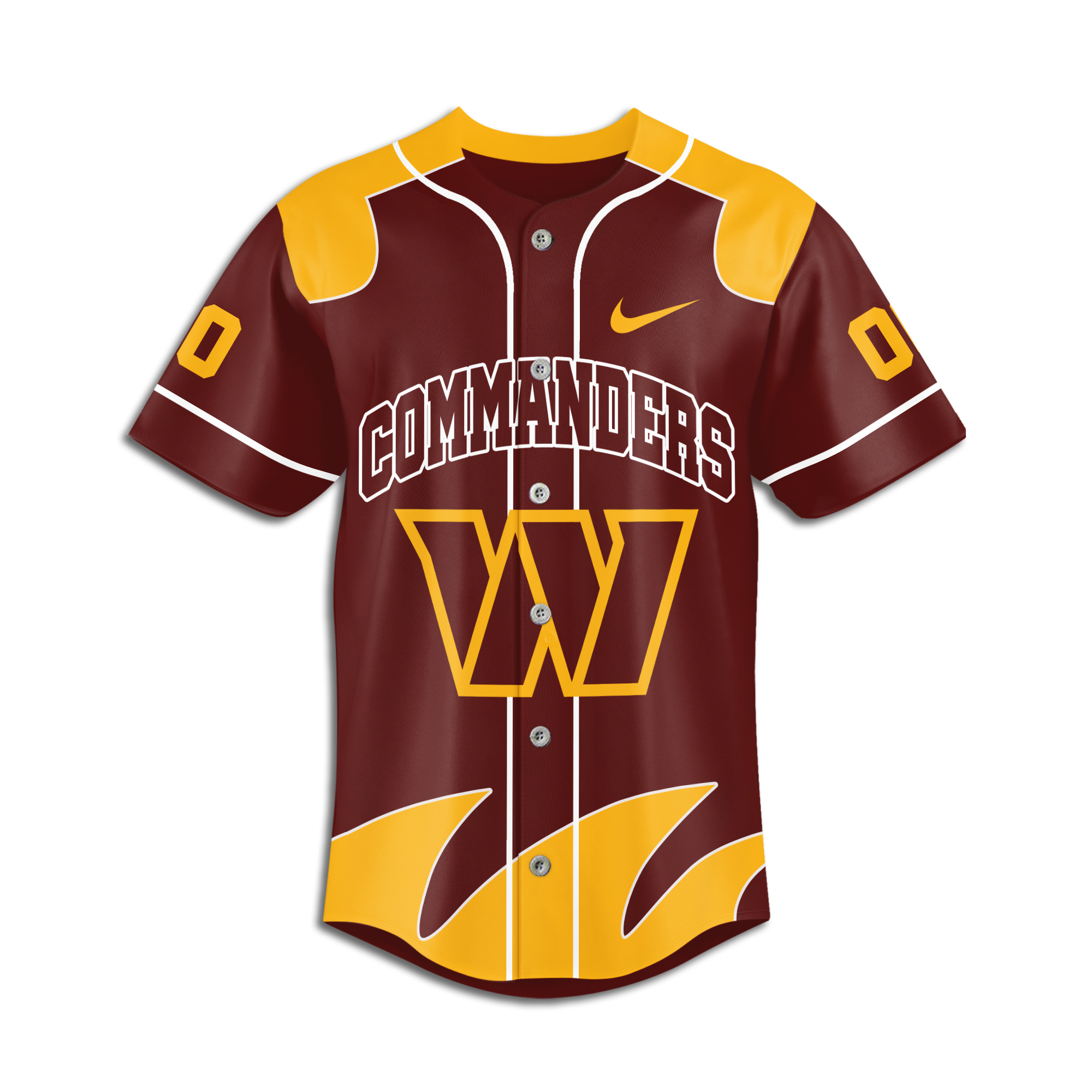 Washington Commanders | Premium NFL Crazy Football Fan Personalized Jersey - Image 3