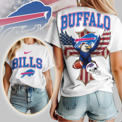 Buffalo Bills | Premium NFL Freedom Eagle Women Shirt