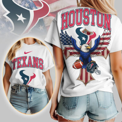 Houston Texans | Premium NFL Freedom Eagle Women Shirt
