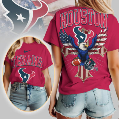Houston Texans | Premium NFL Freedom Eagle Women Shirt