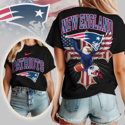Alternative view of New England Patriots | Premium NFL Freedom Eagle Women Shirt