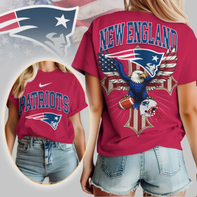New England Patriots | Premium NFL Freedom Eagle Women Shirt