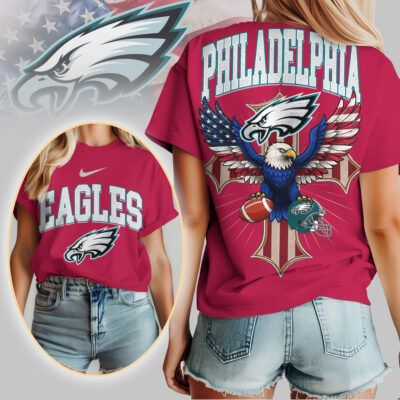 Philadelphia Eagles | Premium NFL Freedom Eagle Women Shirt