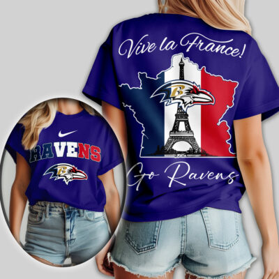 Baltimore Ravens | Premium NFL France Women Shirt