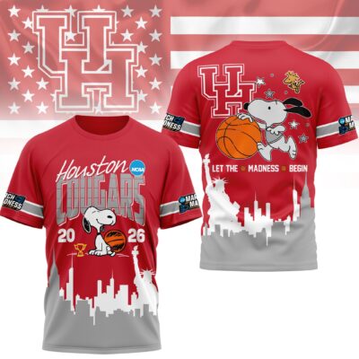 Houston Cougars | Premium NCAA March Madness 3D Shirt