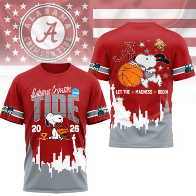 Alabama Crimson Tide | Premium NCAA March Madness 3D Shirt