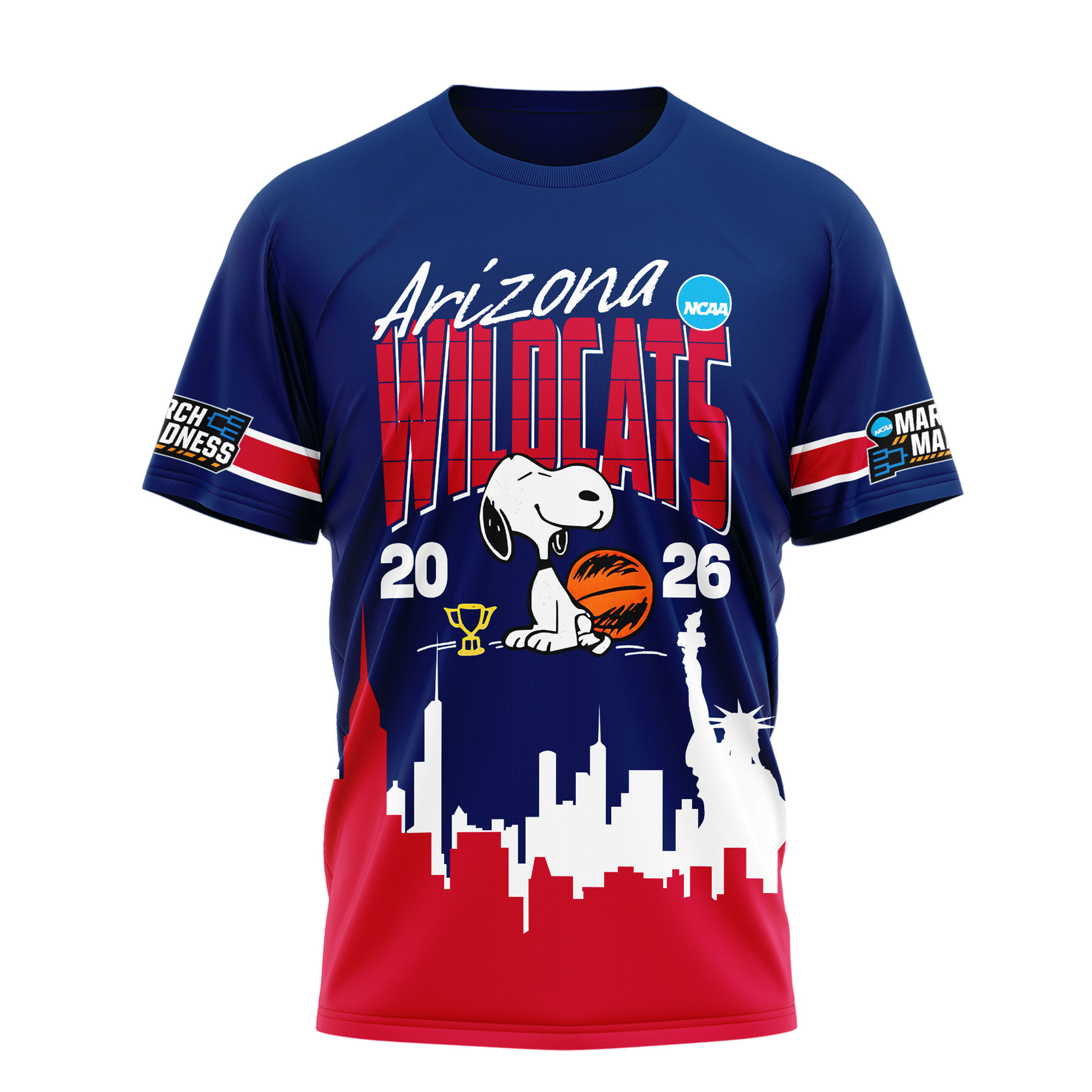 Arizona Wildcats | Premium NCAA March Madness 3D Shirt - Image 2