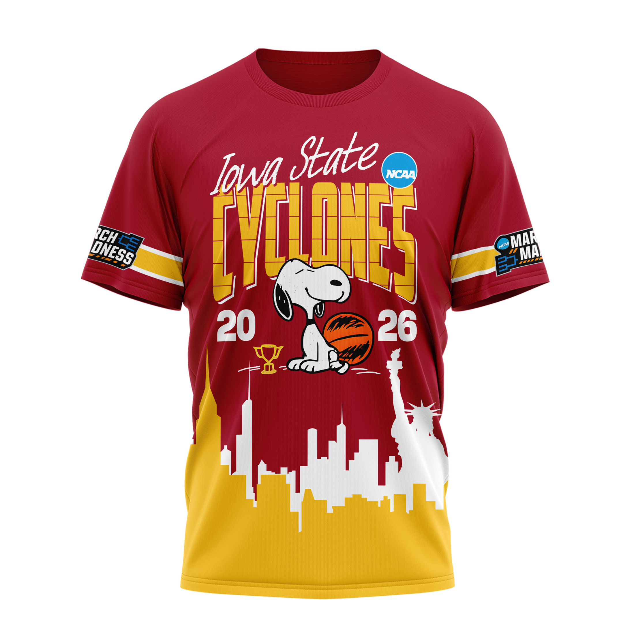 Iowa State | Premium NCAA March Madness 3D Shirt - Image 2
