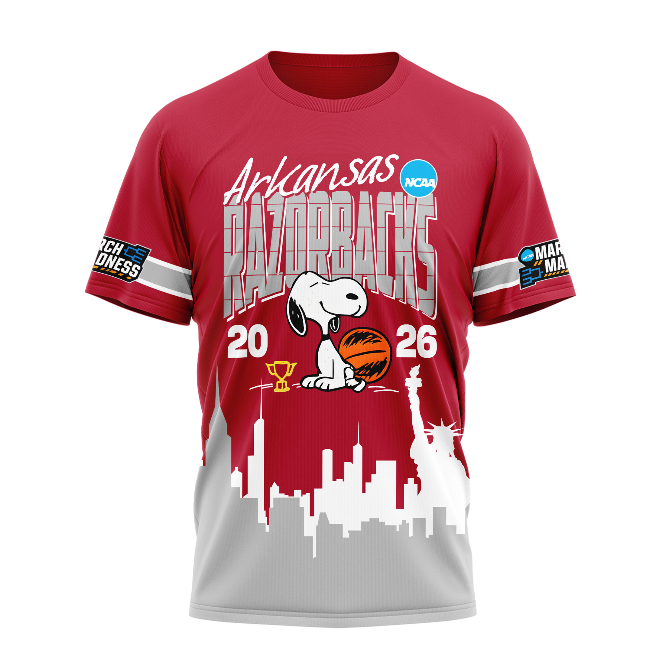 Arkansas Razorbacks | Premium NCAA March Madness 3D Shirt - Image 2