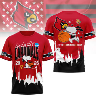 Louisville Cardinals | Premium NCAA March Madness 3D Shirt