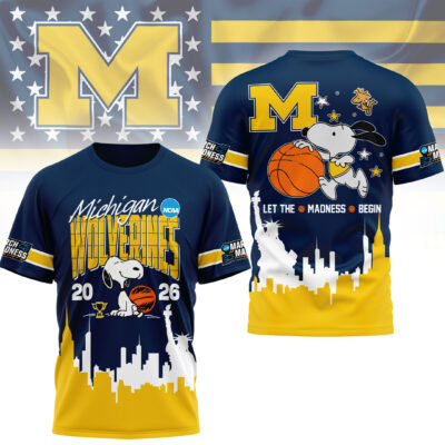 Michigan Wolverines | Premium NCAA March Madness 3D Shirt