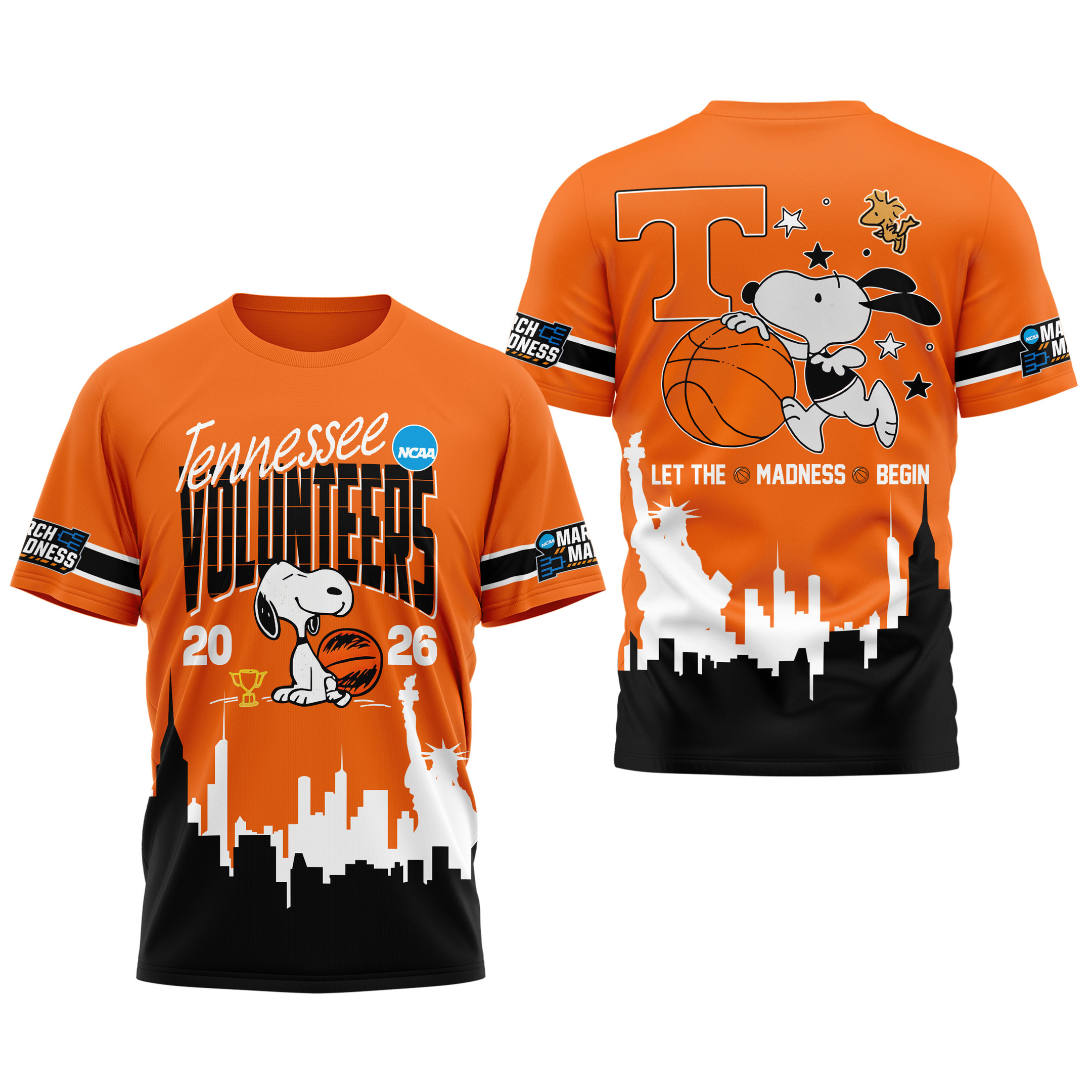 Tennessee Volunteers | Premium NCAA March Madness 3D Shirt - Image 4