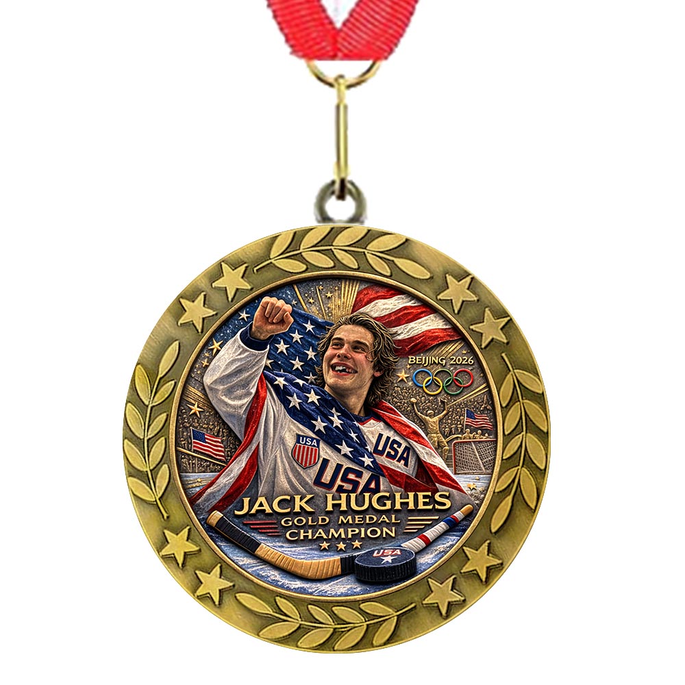 USA Hockey | Premium Olympic Winter Game Medals with Neck Ribbons HY - Image 2
