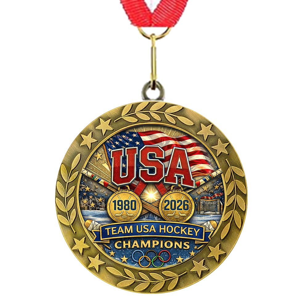 USA Hockey | Premium Olympic Winter Game Medals with Neck Ribbons HY - Image 4