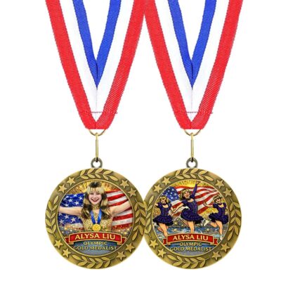 Alysa Liu | Premium Olympic Winter Game Medals with Neck Ribbons HY
