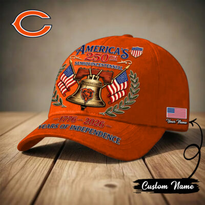 Chicago Bears | Premium NFL 1776-2026 Years Of Independence Classic Cap
