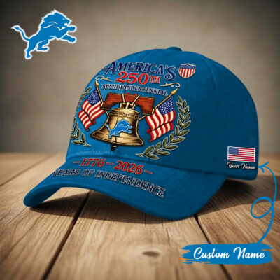 Detroit Lions | Premium NFL 1776-2026 Years Of Independence Classic Cap