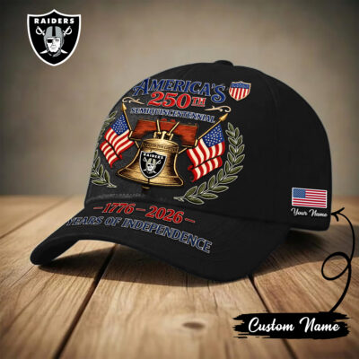 Las Vegas Raiders | Premium NFL 1776-2026 Years Of Independence Classic Cap