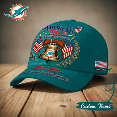 Miami Dolphins | Premium NFL 1776-2026 Years Of Independence Classic Cap