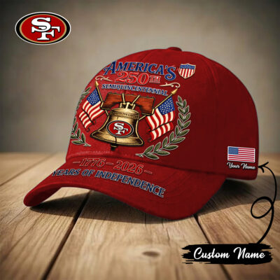 San Francisco 49ers | Premium NFL 1776-2026 Years Of Independence Classic Cap