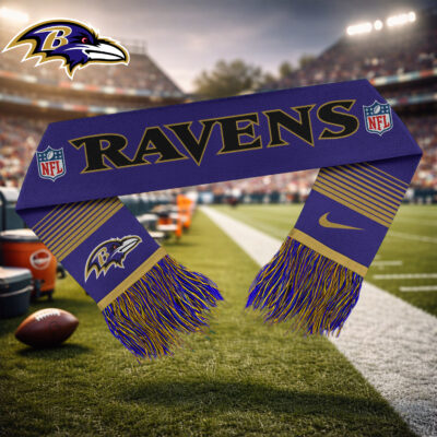 Baltimore Ravens | Premium NFL Game Day Scarf