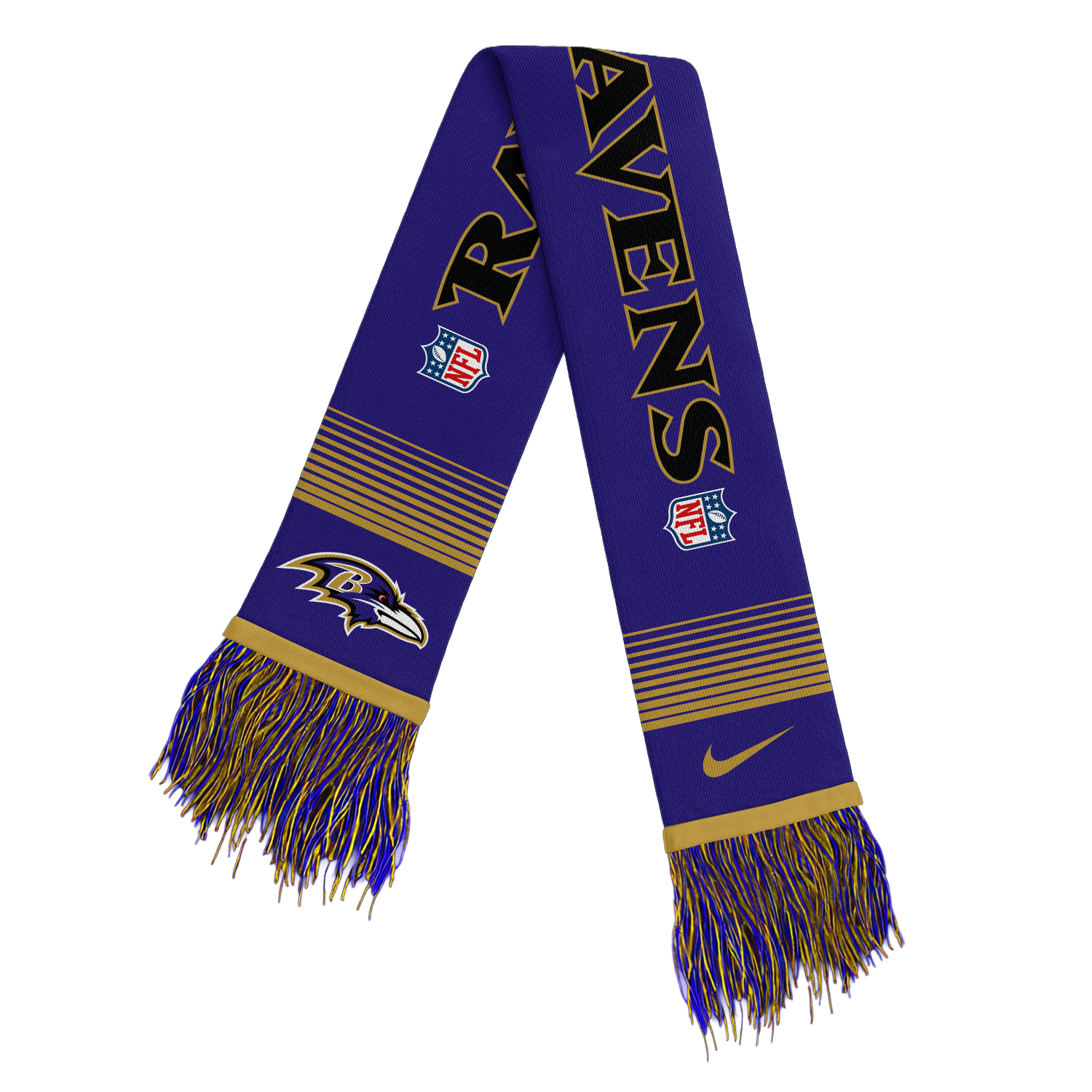 Baltimore Ravens | Premium NFL Game Day Scarf - Image 4