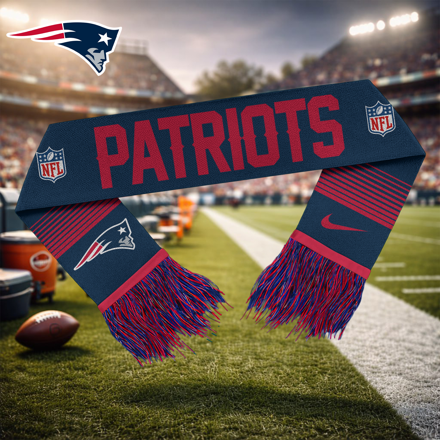 New England Patriots | Premium NFL Game Day Scarf