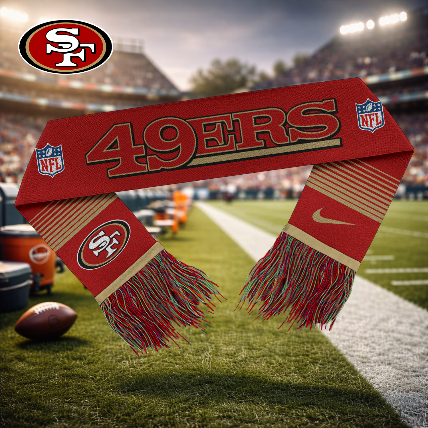 San Francisco 49ers | Premium NFL Game Day Scarf