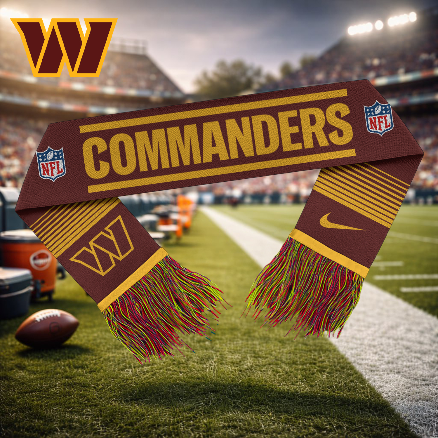 Washington Commanders | Premium NFL Game Day Scarf