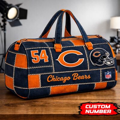 Chicago Bears | Premium NFL Game Day Quilted Duffle Bag