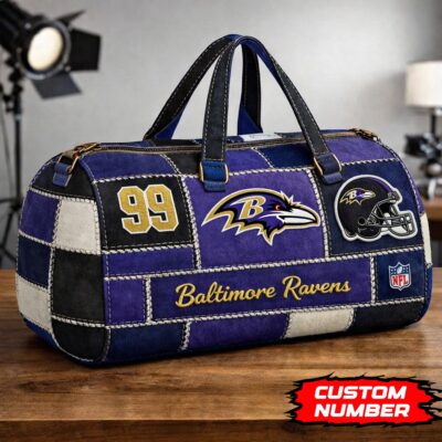 Baltimore Ravens | Premium NFL Game Day Quilted Duffle Bag