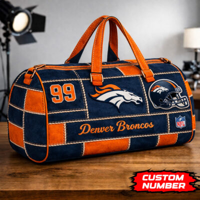 Denver Broncos | Premium NFL Game Day Quilted Duffle Bag
