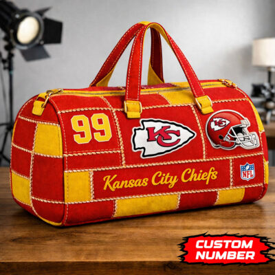 Kansas City Chiefs | Premium NFL Game Day Quilted Duffle Bag