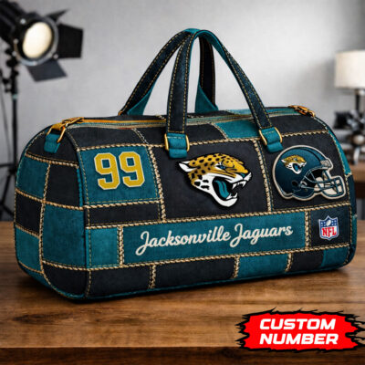 Jacksonville Jaguars | Premium NFL Game Day Quilted Duffle Bag