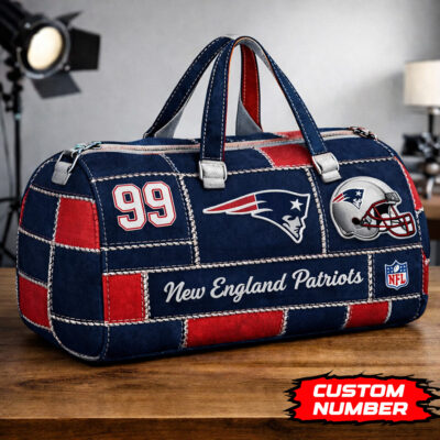 New England Patriots | Premium NFL Game Day Quilted Duffle Bag