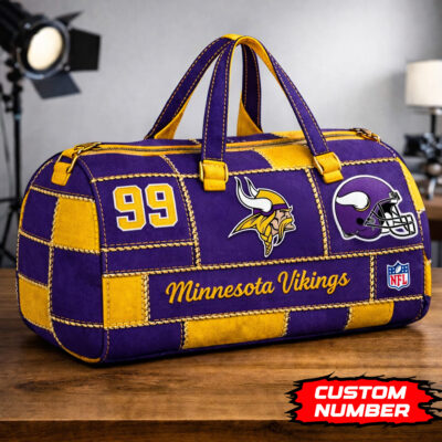 Minnesota Vikings | Premium NFL Game Day Quilted Duffle Bag