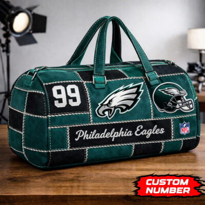 Philadelphia Eagles | Premium NFL Game Day Quilted Duffle Bag