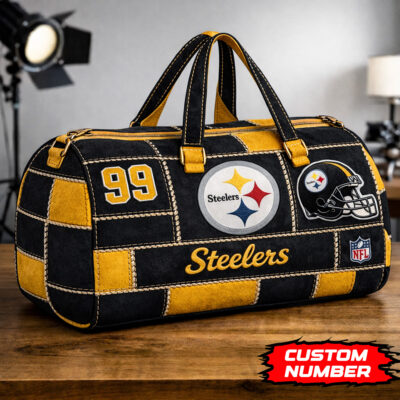 Pittsburgh Steelers | Premium NFL Game Day Quilted Duffle Bag