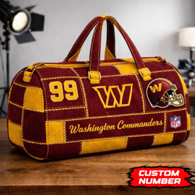 Washington Commanders | Premium NFL Game Day Quilted Duffle Bag