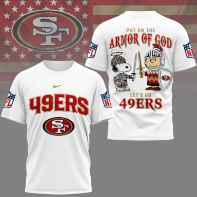 San Francisco 49ers | Premium NFL Armor of God 3D Shirt