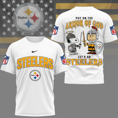 Pittsburgh Steelers | Premium NFL Armor of God 3D Shirt